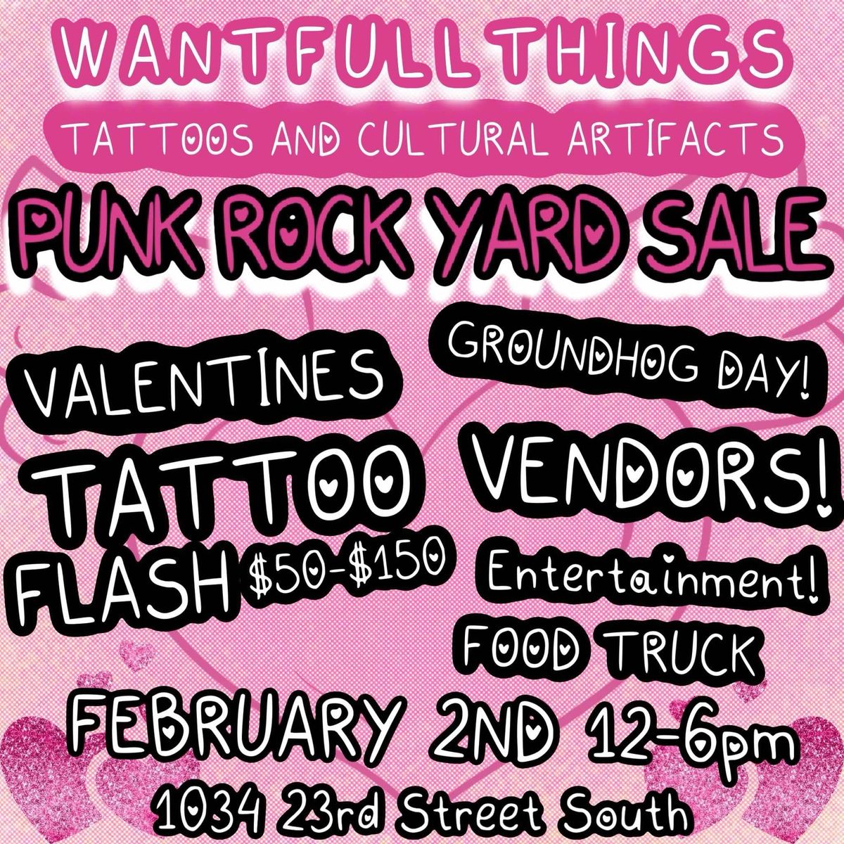 February Punk Rock Yard Sale! 