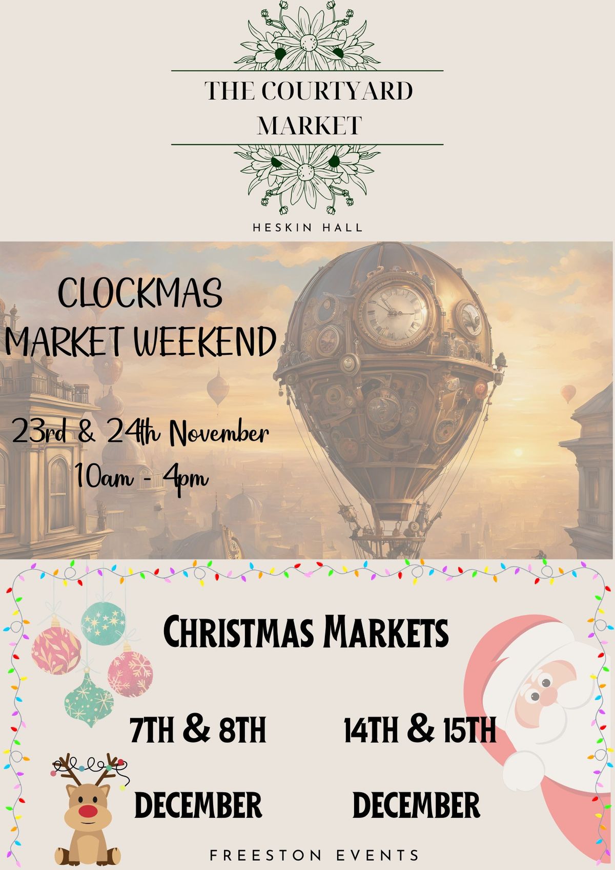 Clockmas Market Weekend Markets