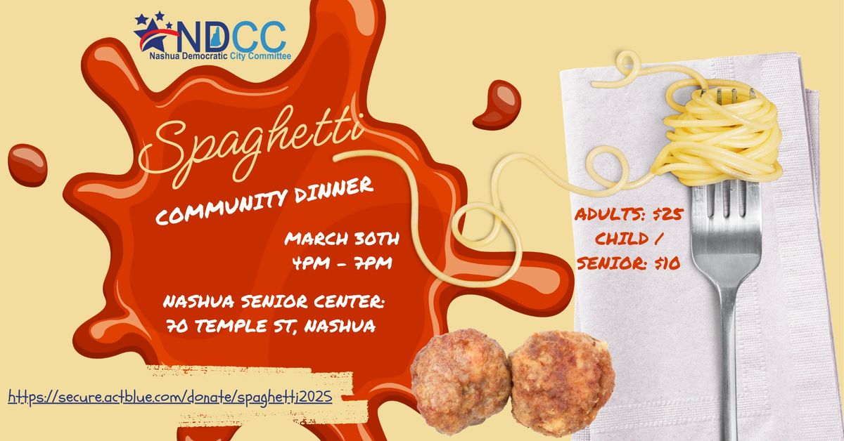 NDCC Spaghetti Community Dinner