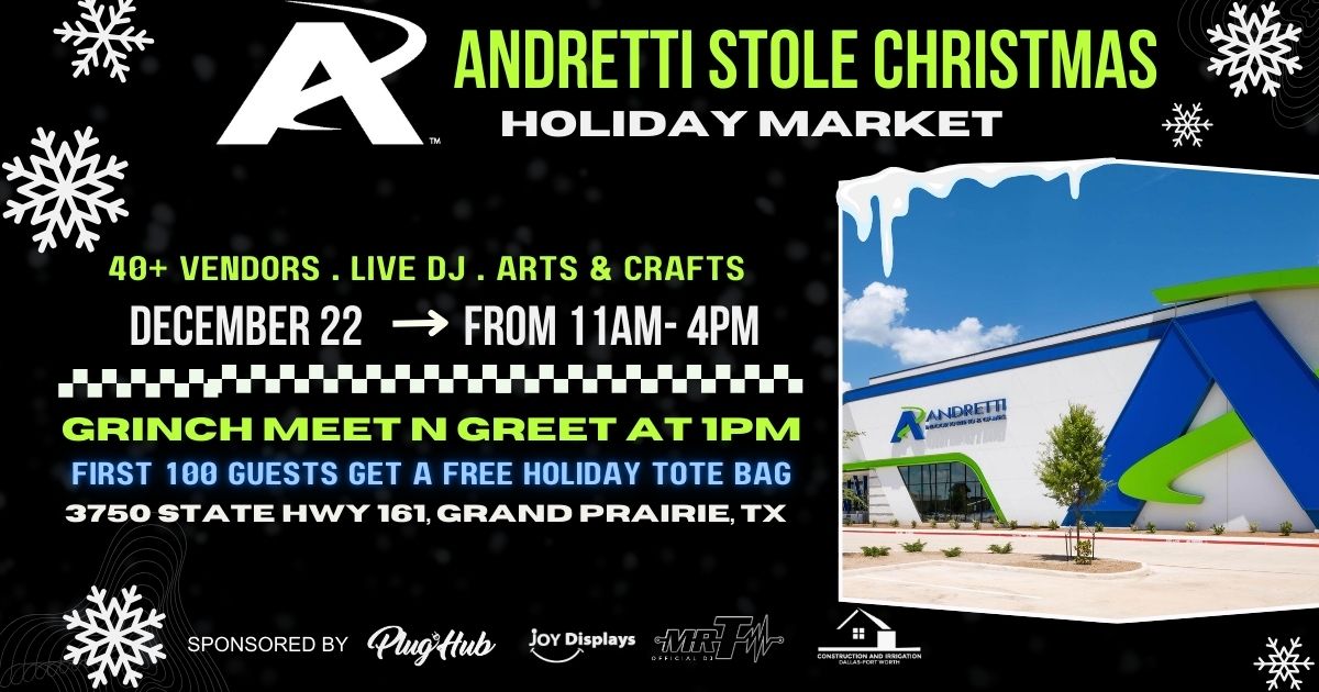 Andretti Stole Christmas Holiday Market