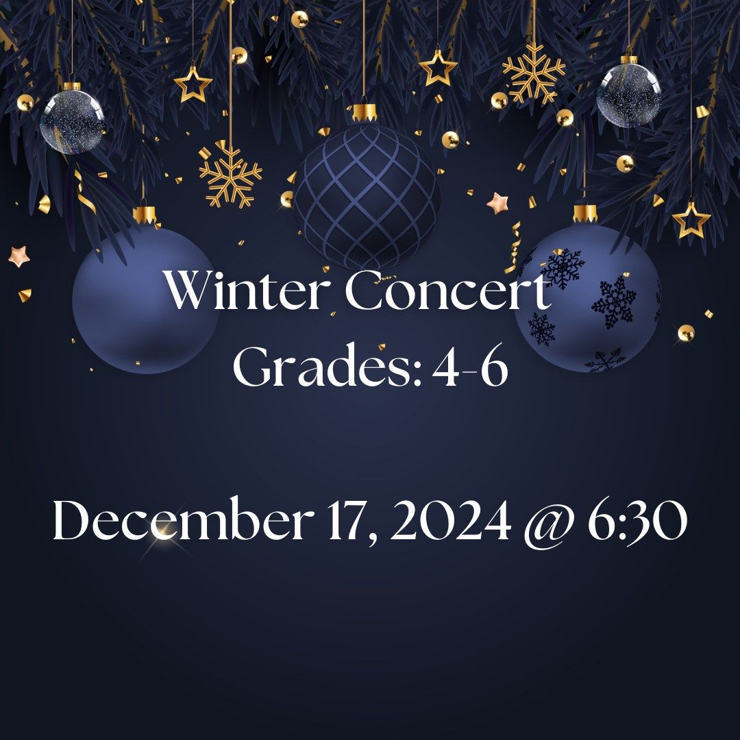 Winter Concert - Grades 4-6