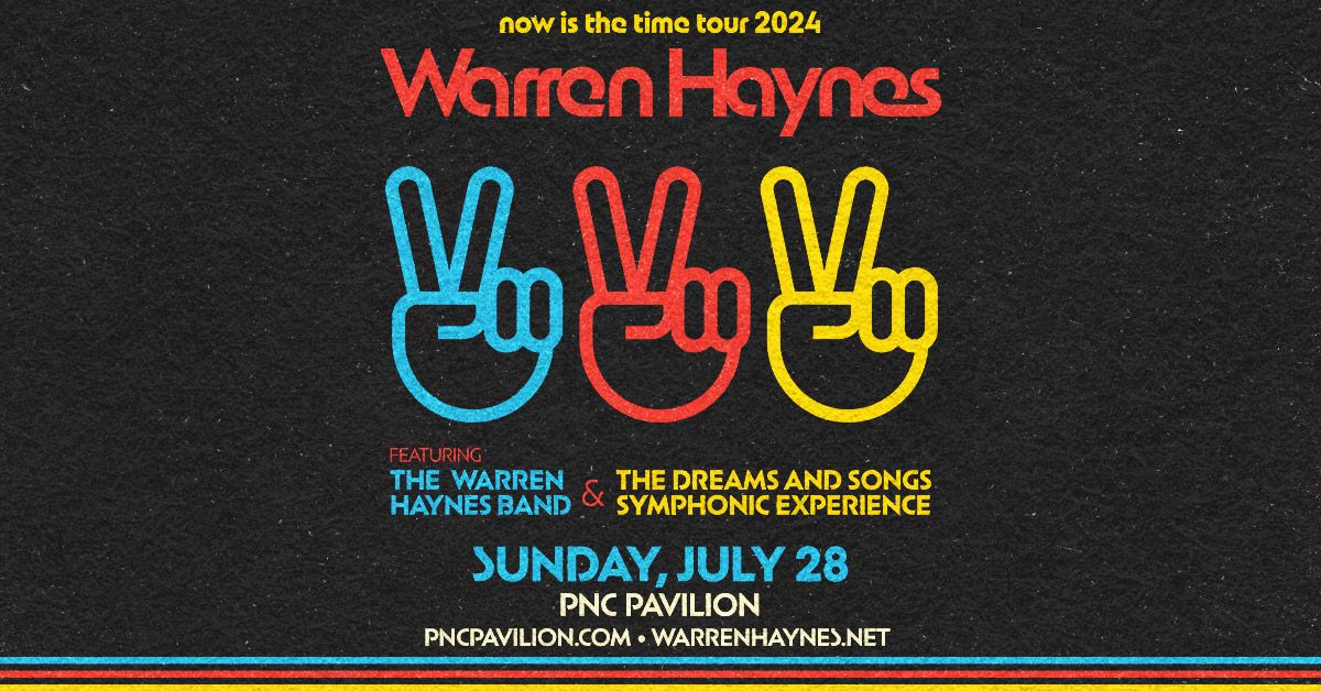 Warren Haynes Now Is The Time Tour