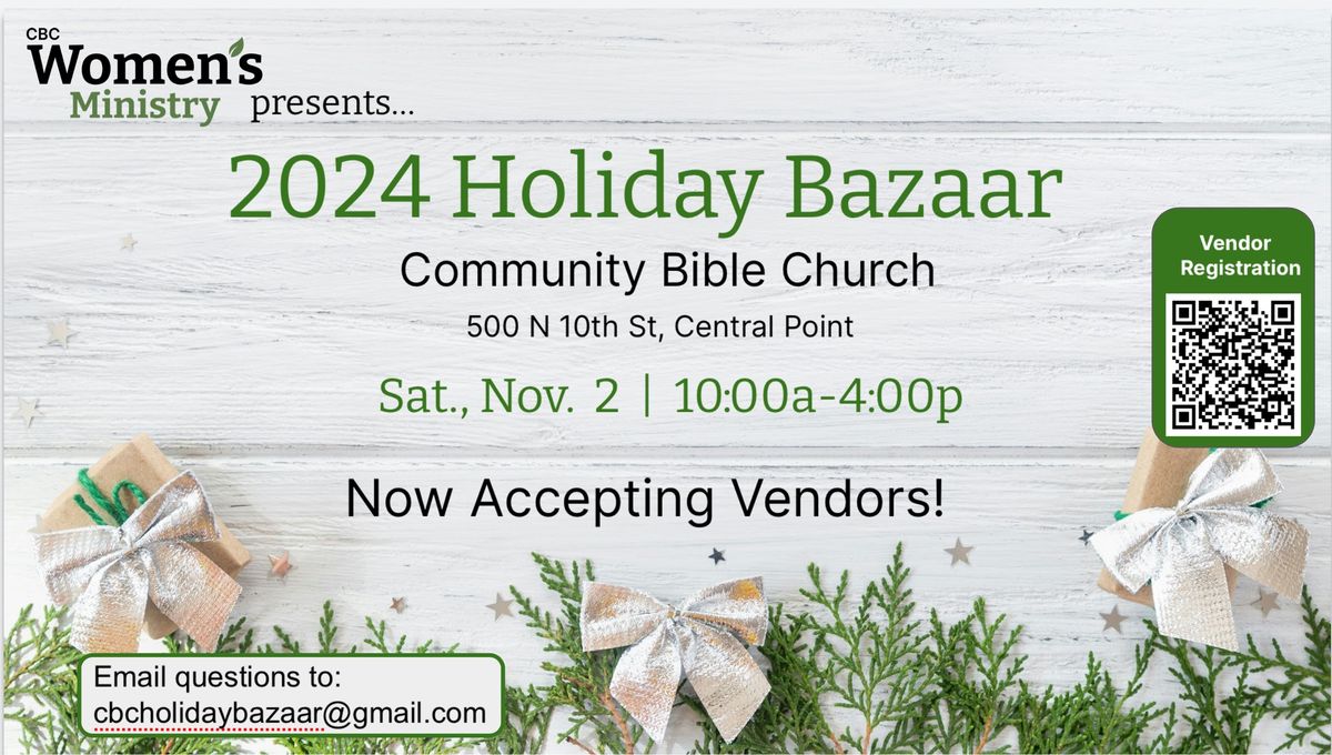 CBC Holiday Bazaar 2024