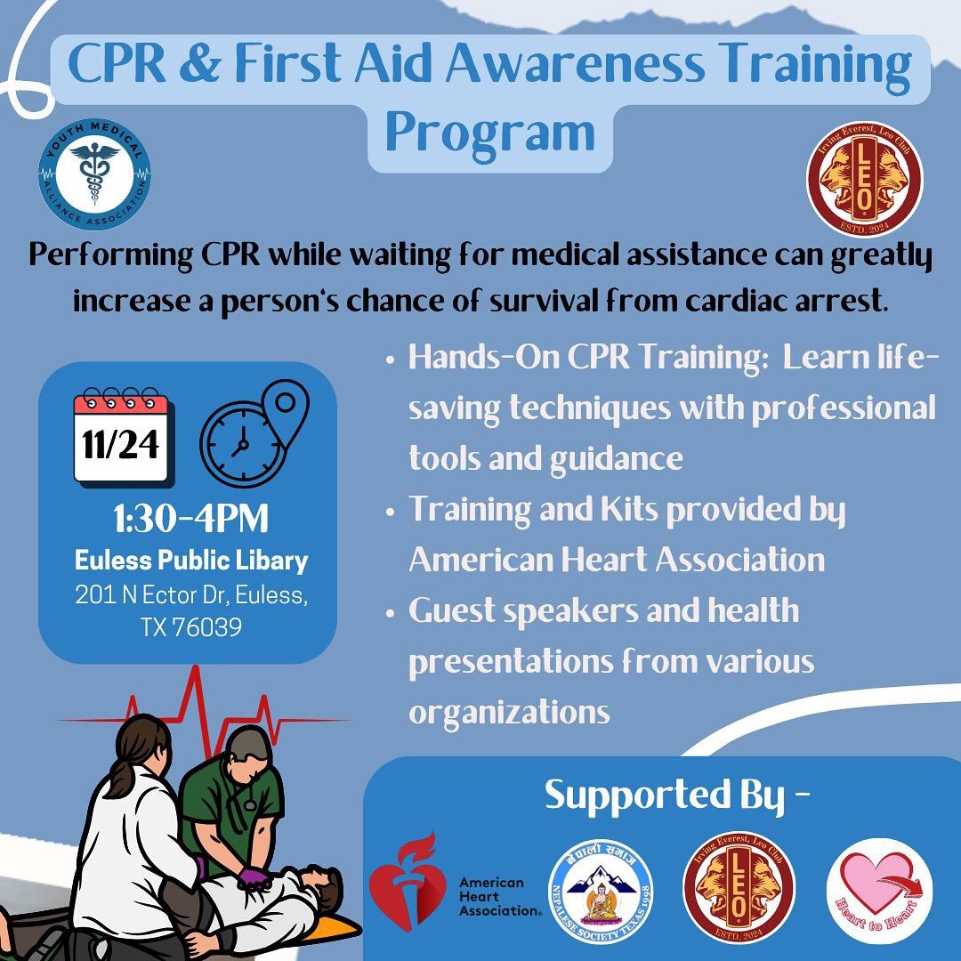 CPR & First Aid Awareness Training Program.