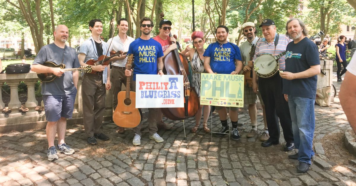 Make Music Philly '24 \/ Philly Bluegrass Jam at The Rail Park