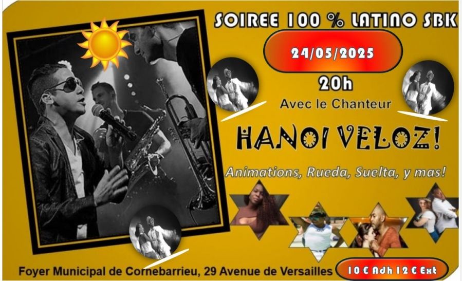 SOIREE 100% LATINO SBK avec HANOI VELOZ