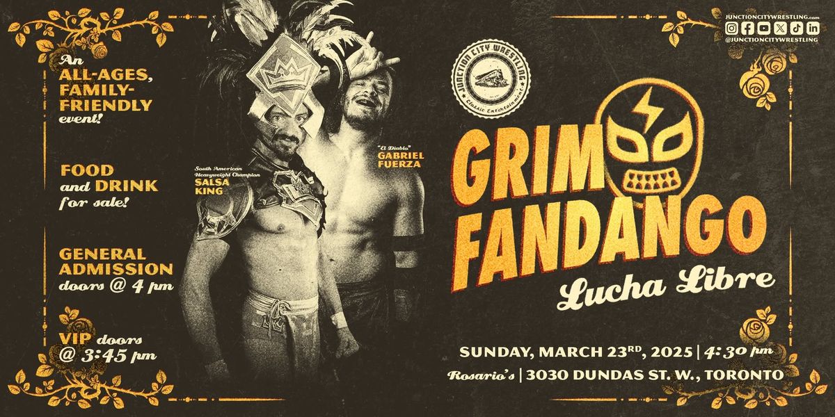 Junction City Wrestling - March 23rd, 2025 @ Rosario's - 3030 Dundas St. W.