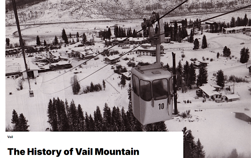 Vail History Walking Tour for Vail Employees. Every Tue & Thurs