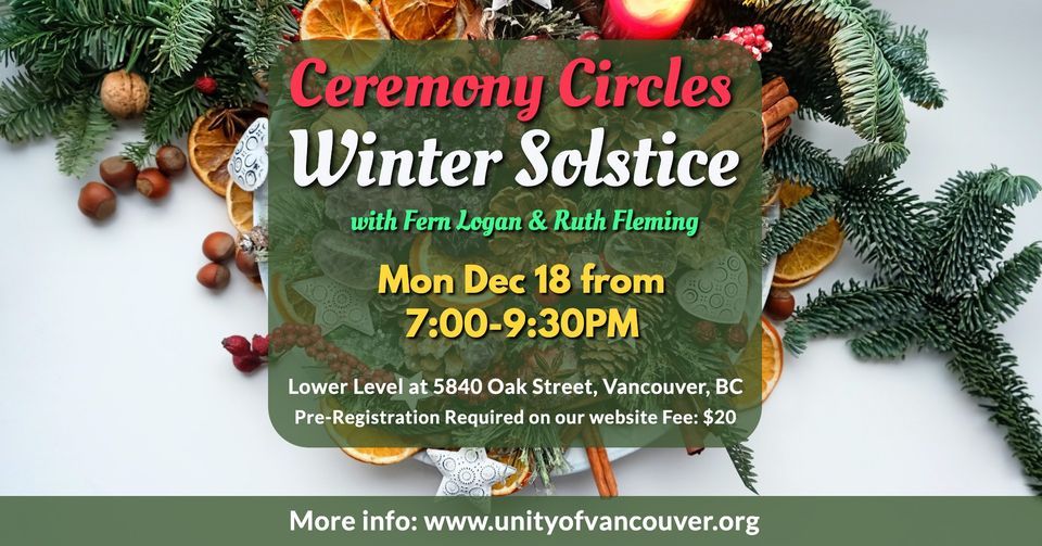 Ceremony Circle - Winter Solstice