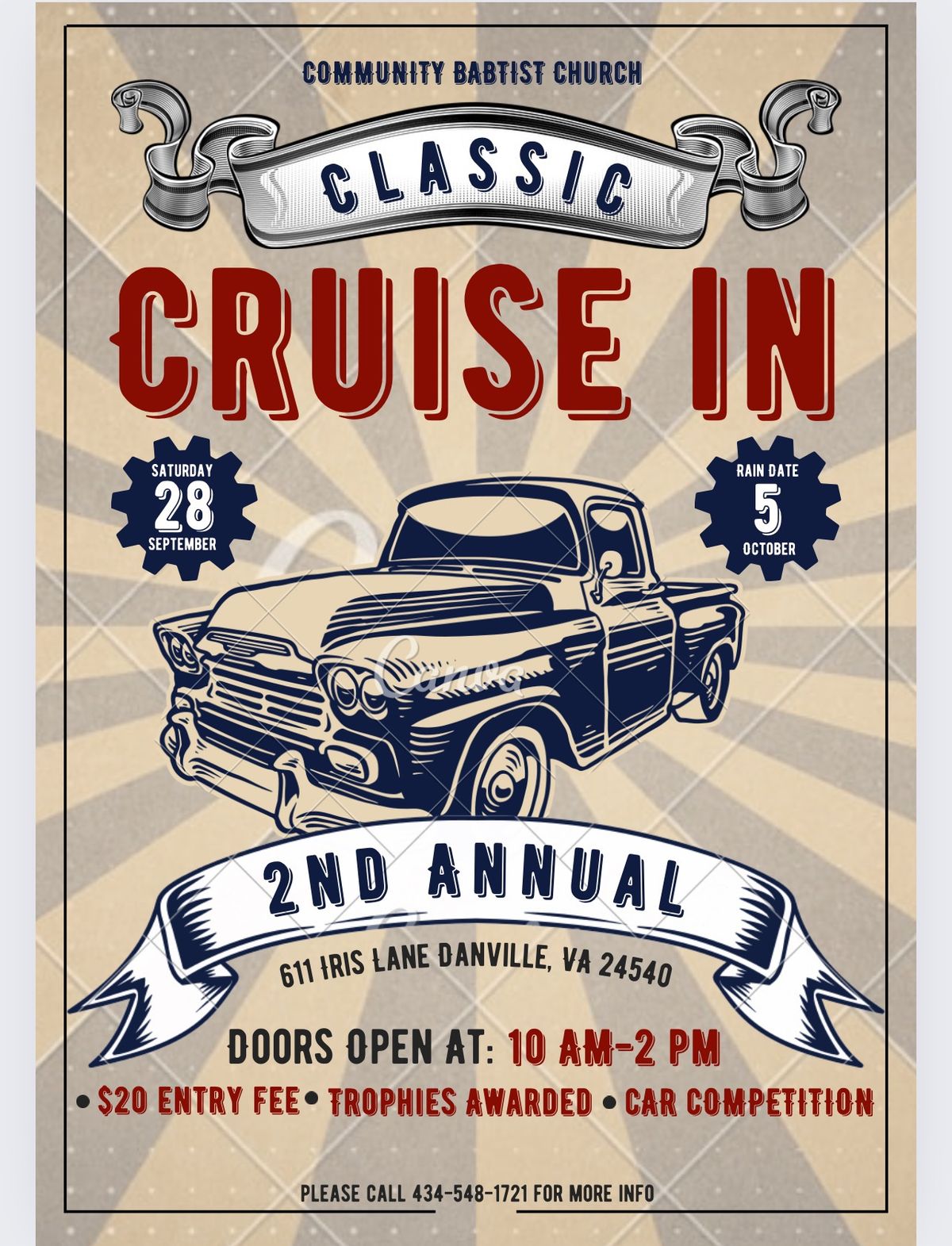 Classic Cars and Vendors