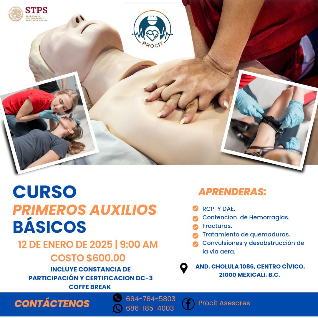 Curso primeros Auxilios B\u00e1sicos