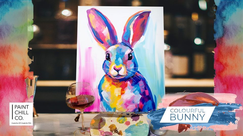 Portsmouth Paint 'n' Sip - "Colourful Bunny"