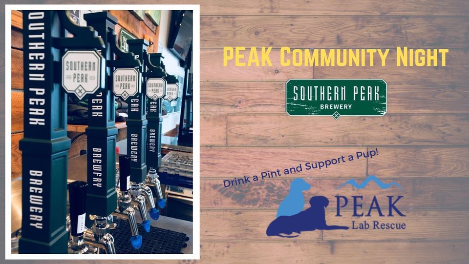 PEAK Community Night benefiting Peak Lab Rescue