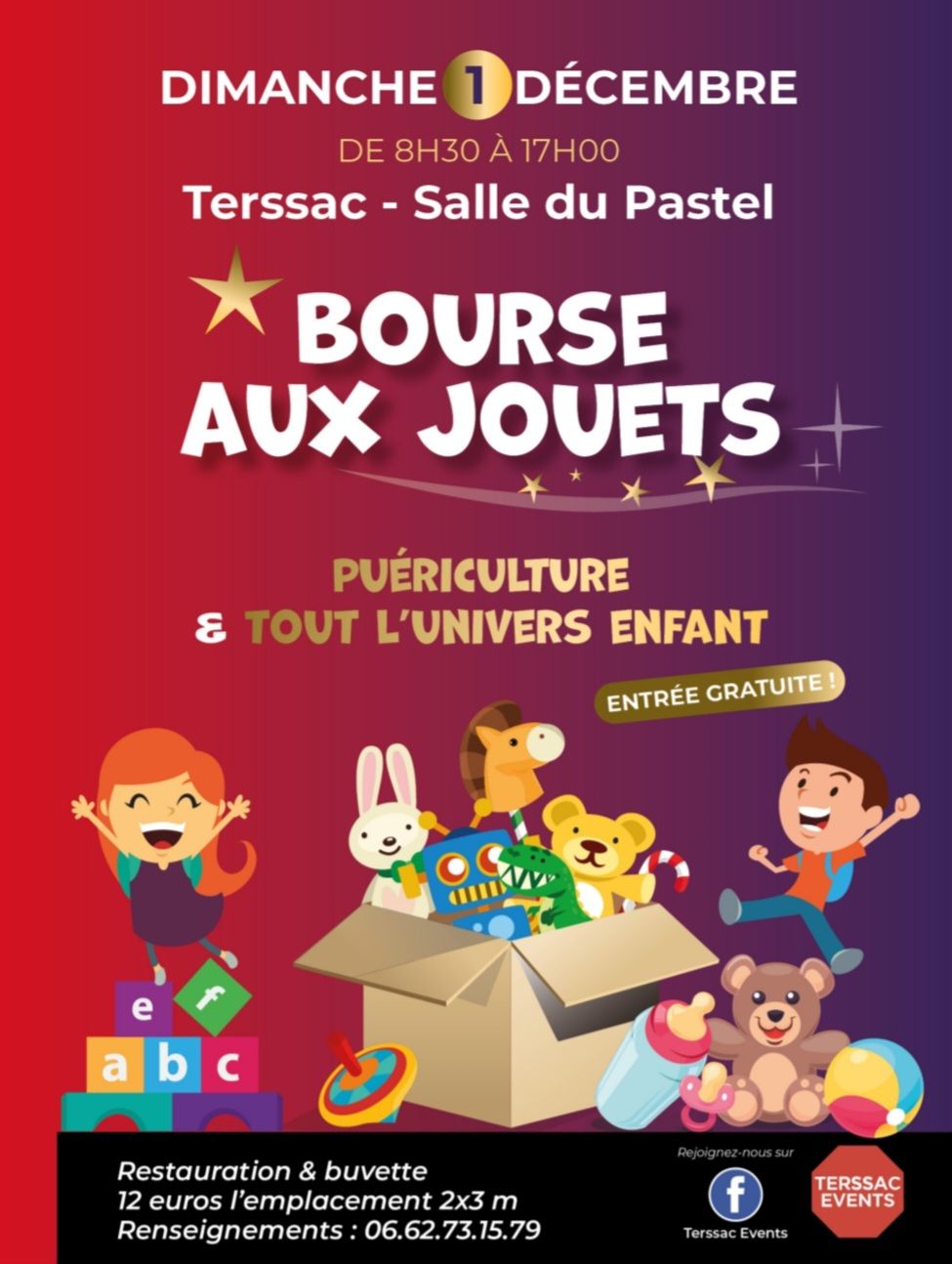 Bourse jouet, pu\u00e9riculture, v\u00eatement et  tout l'univers l'enfant