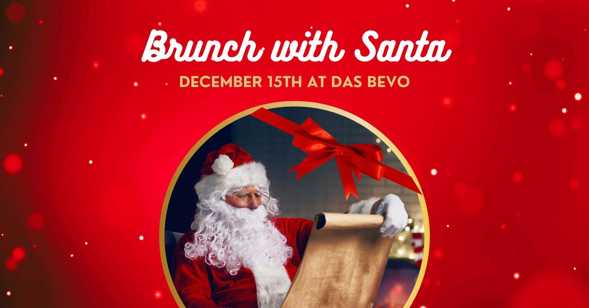 Brunch with Santa at Das Bevo