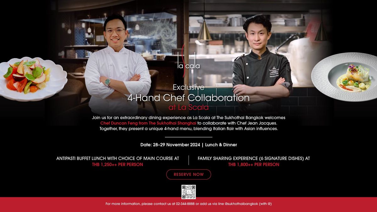 Exclusive 4-Hand Chef Collaboration at La Scala