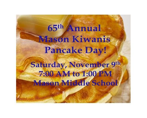 65th Annual Mason Kiwanis Pancake Day