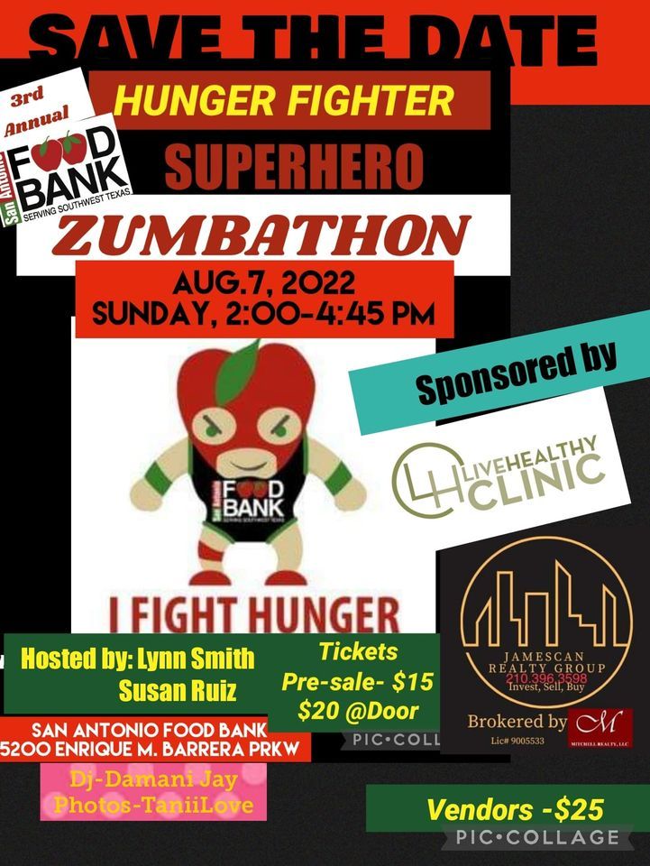 3rd Annual HUNGER FIGHTER SUPERHERO ZUMBATHON
