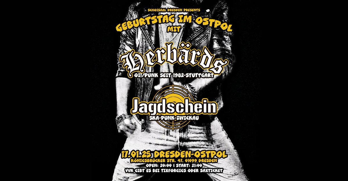 Herb\u00e4rds + Special Guest: Jagdschein