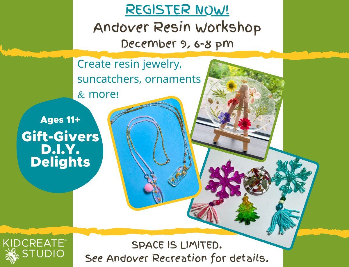 Holiday Resin Art Workshop