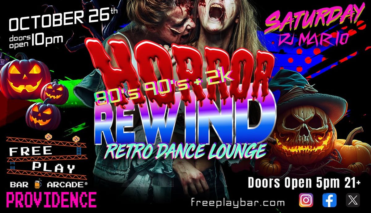 Freeplay Bar Arcade - Providence Horror Halloween Party