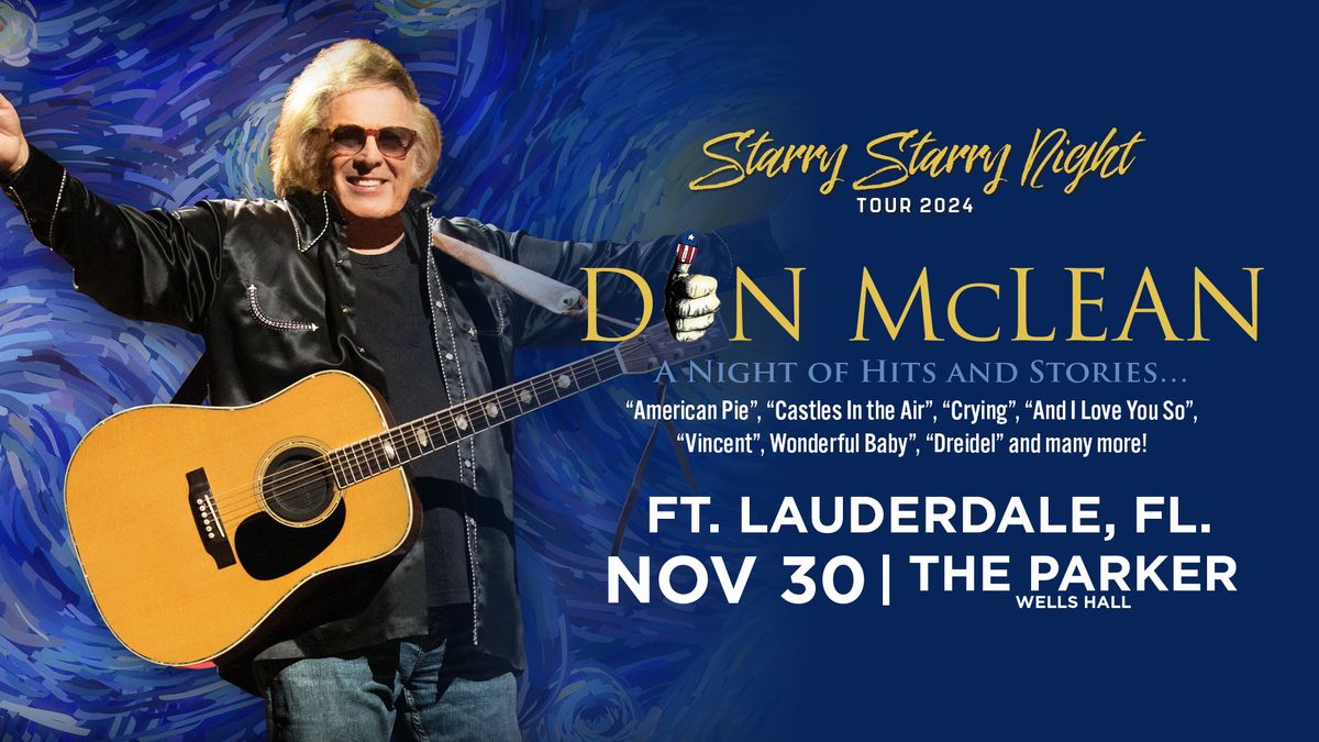 Don McLean: Starry Starry Night Tour