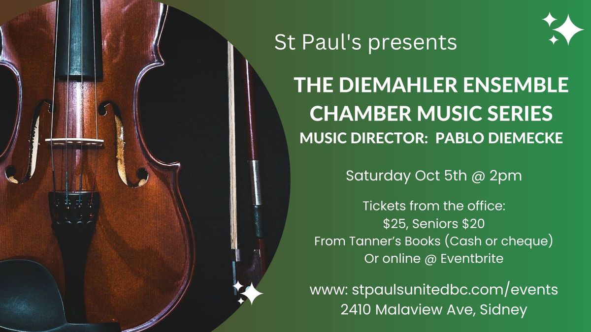 St Paul's presents: DieMahler Trio Ensemble