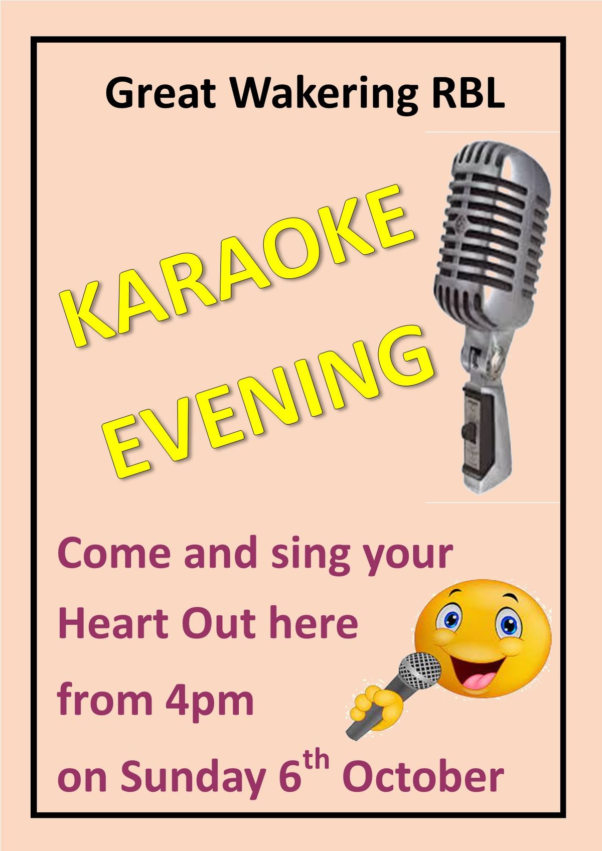 Karaoke Evening