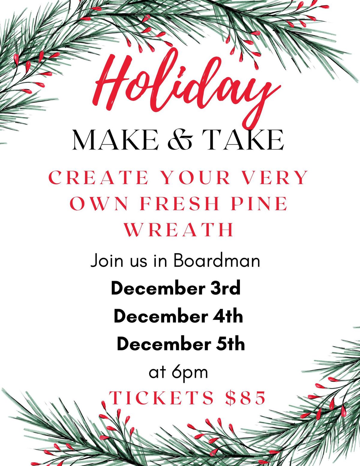 Holiday Make & Take