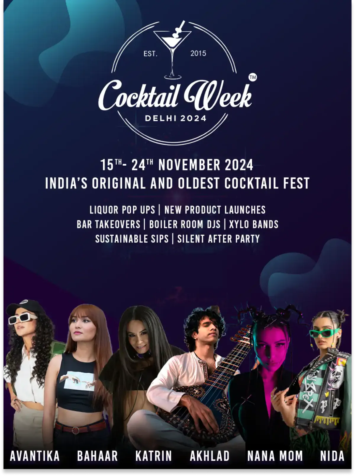 Cocktail Week India - Delhi Edition 2024 Experiences, Music and Trending event Tickets Delhi NCR