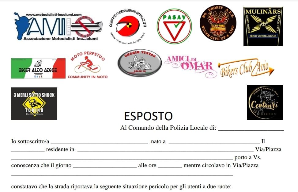 XII\u00b0 GIRO IN MOTO CON MBE & PATROCINIO GRATUITO DEL COMUNE DI VERONA 