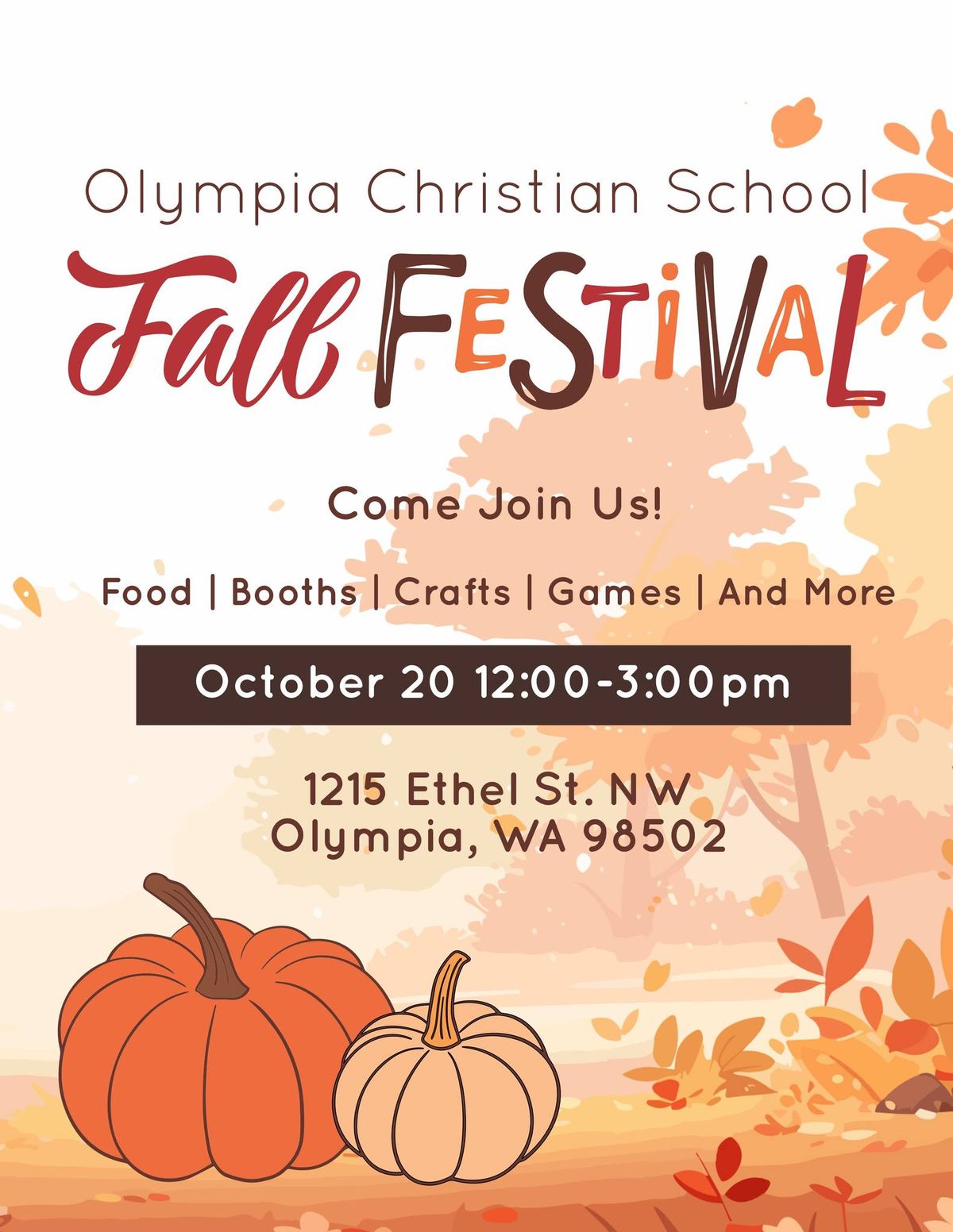 Olympia Christian School Fall Festival 