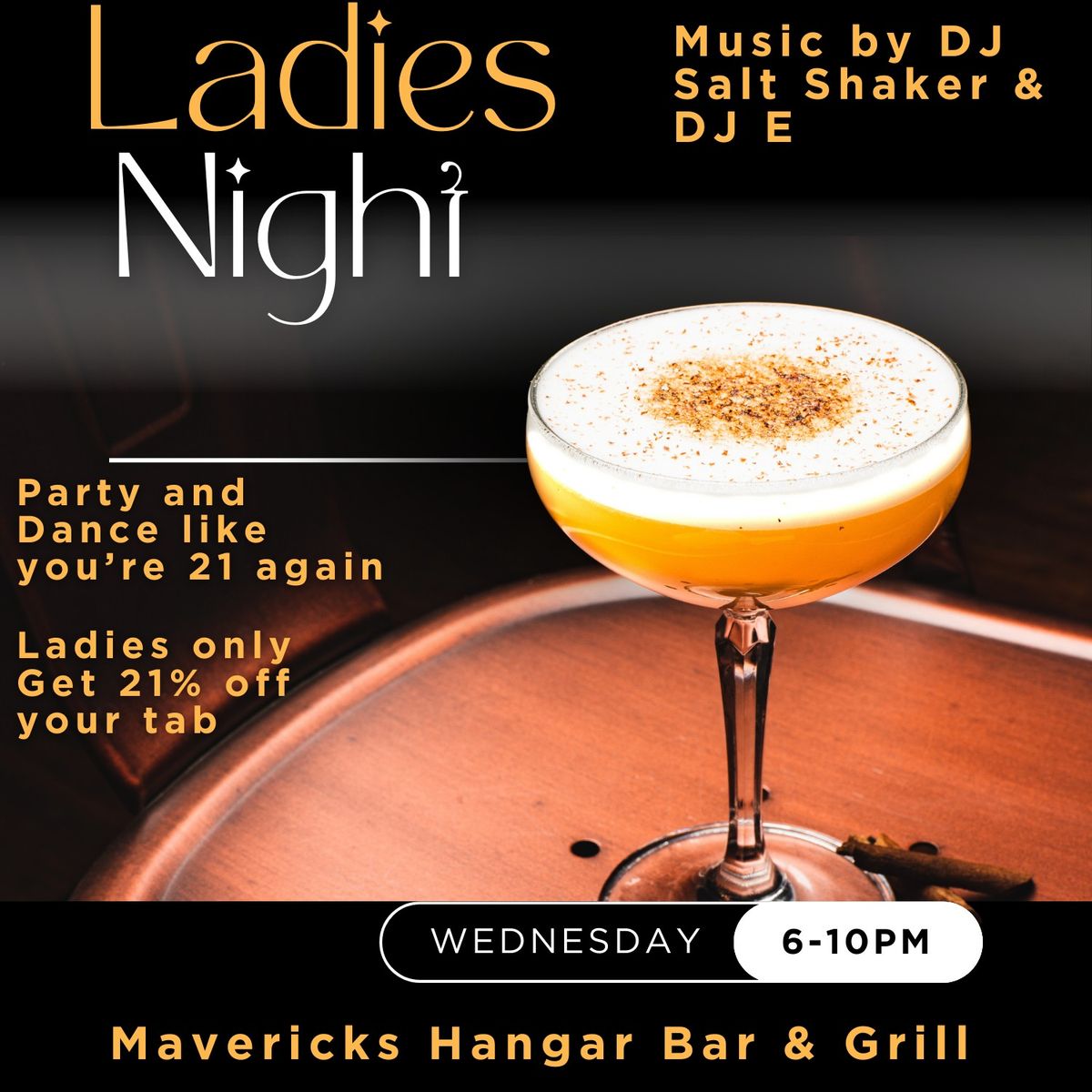 Ladies Night Mavericks Hangar Bar & Grill