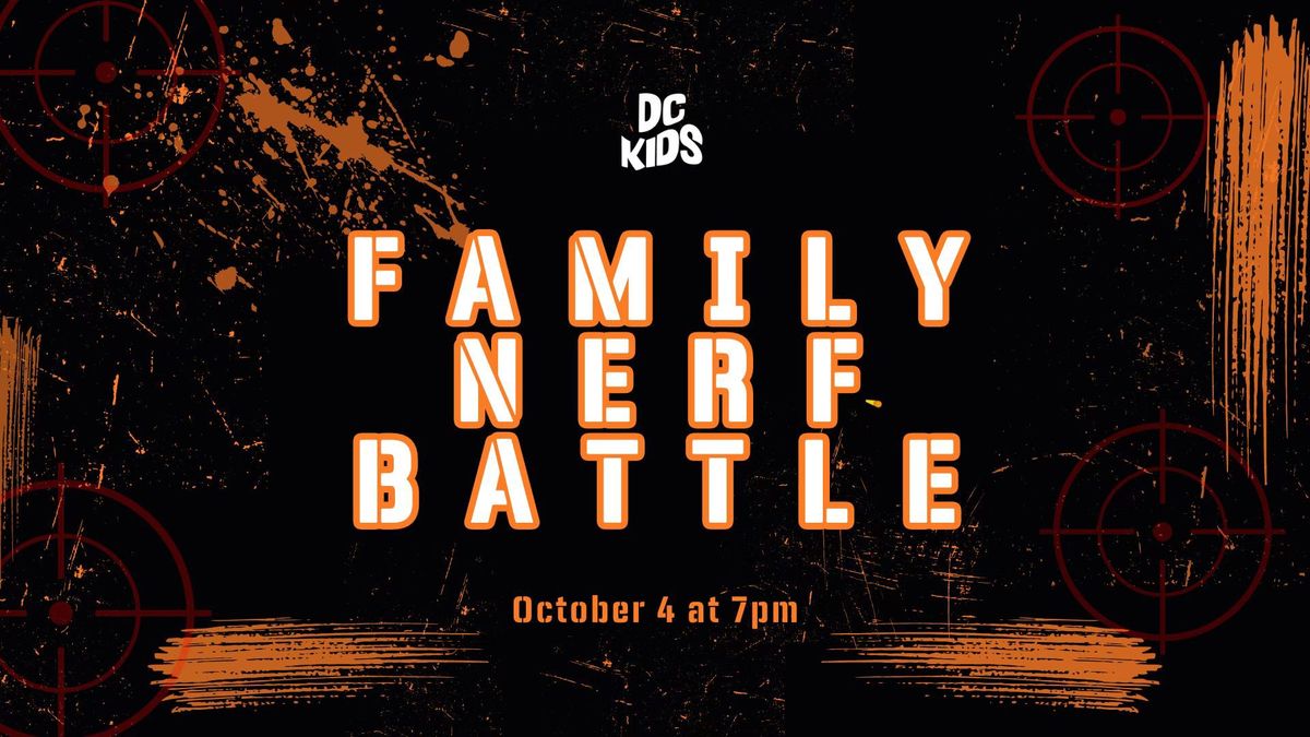 Family Nerf Battle