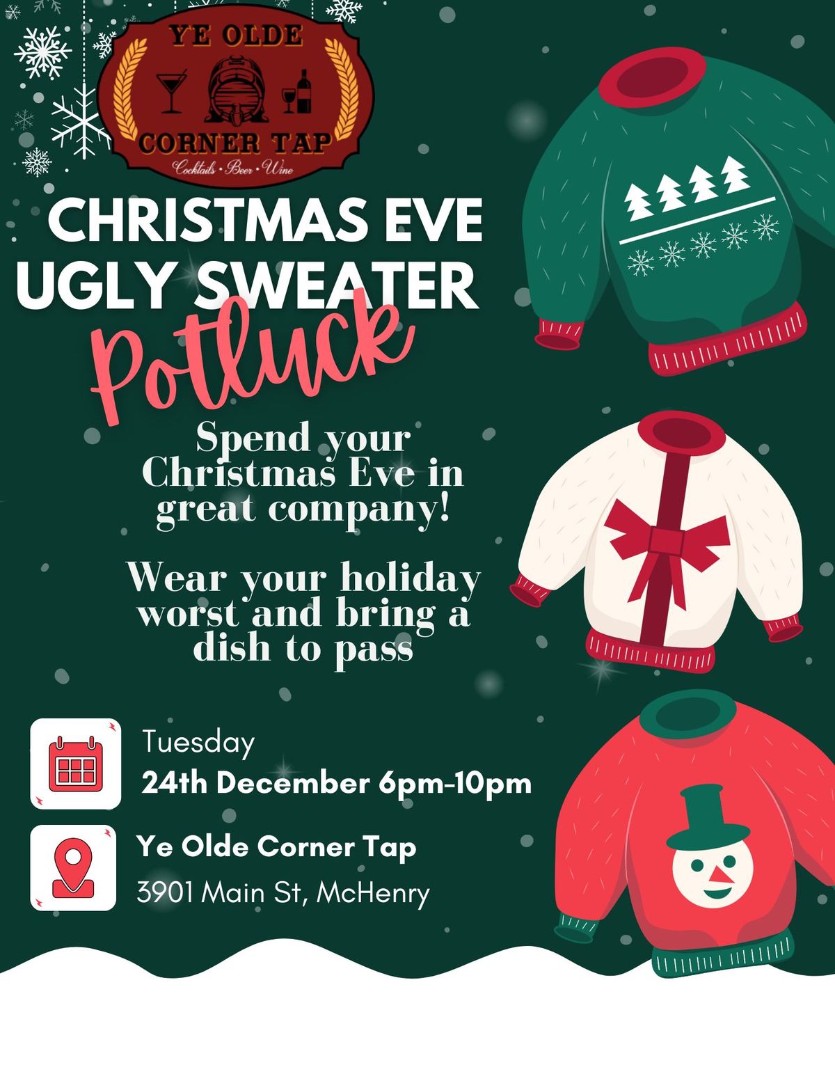 Ugly Sweater Potluck!