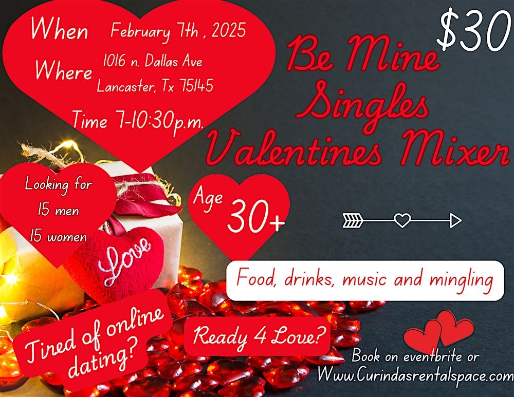 Be Mine Valentines Singles Mixer