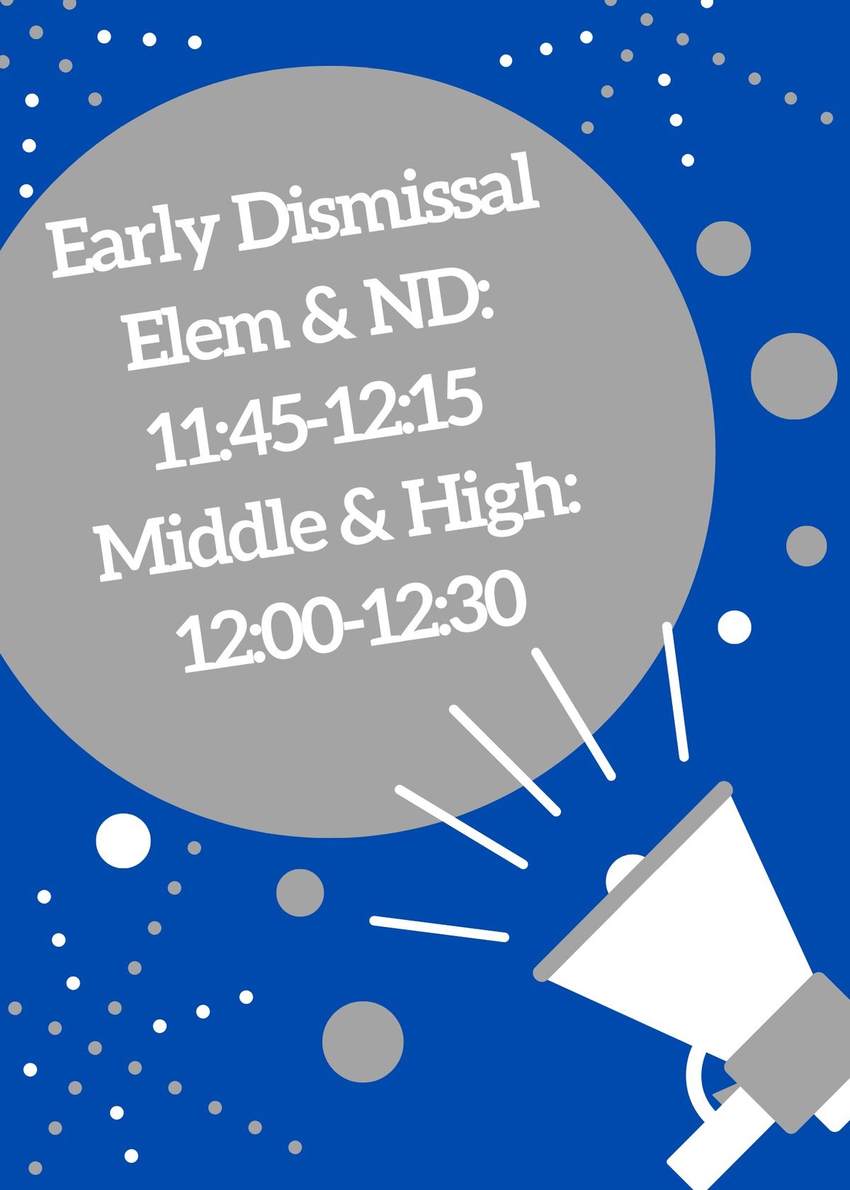 \u203c\ufe0fMandatory Early Dismissal\u203c\ufe0f