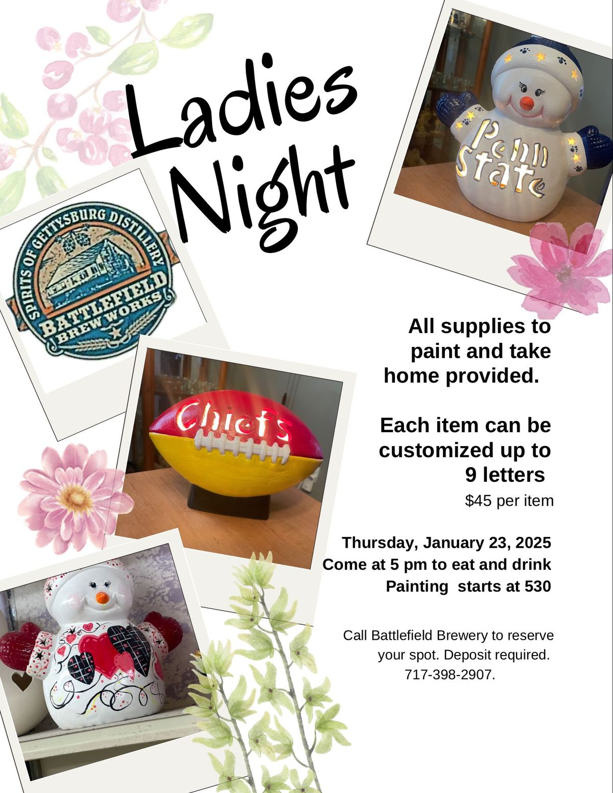 Ladies Night And Ceramics