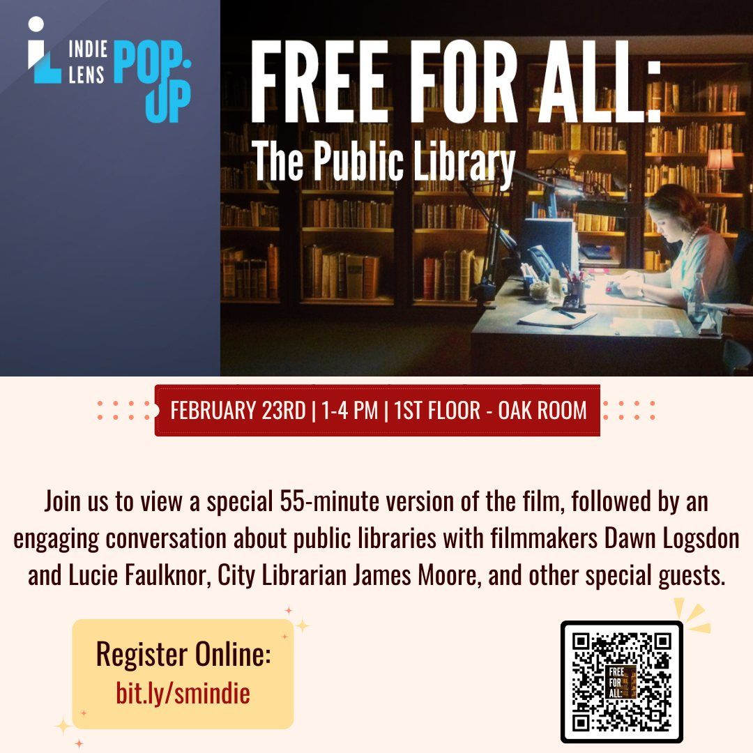 Film: 'Free for All: The Public Library' and Discussion