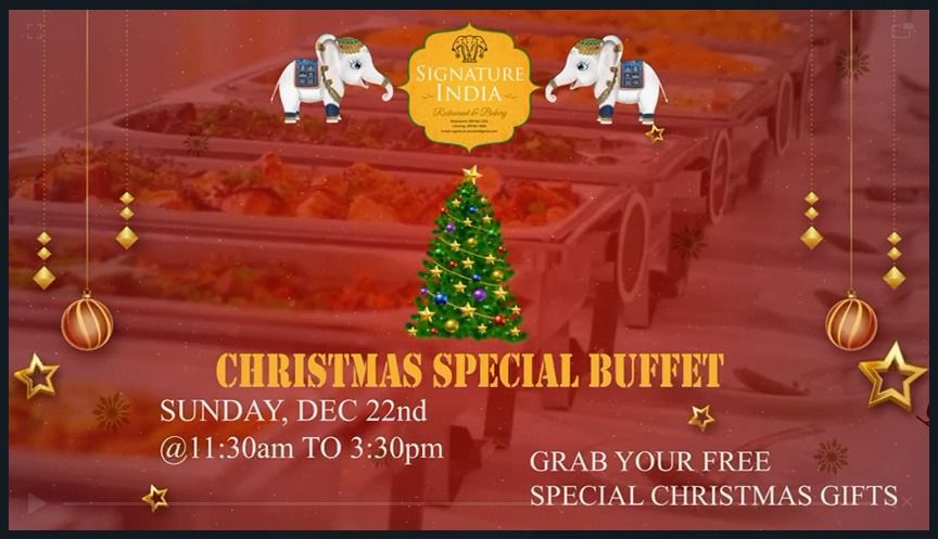 Signature India Christmas Grand Buffet