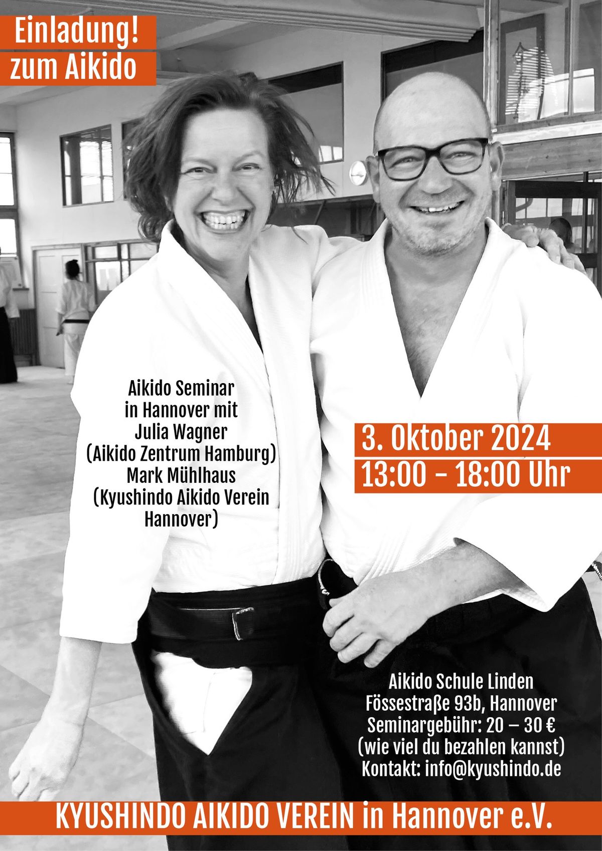 Aikido Seminar mit Julia und Mark in Hannover