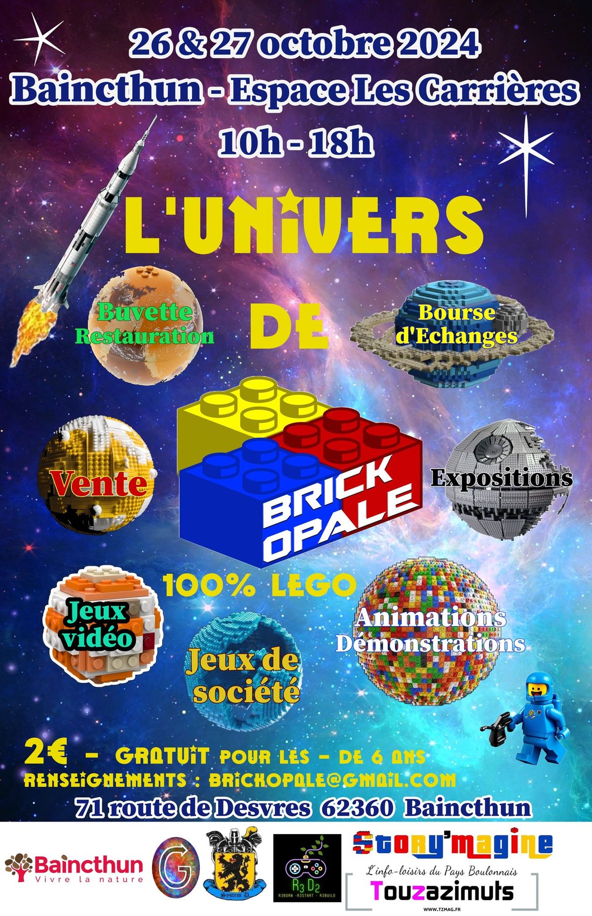 L\u2019UNIVERS DE BRICK OPALE 100% LEGO