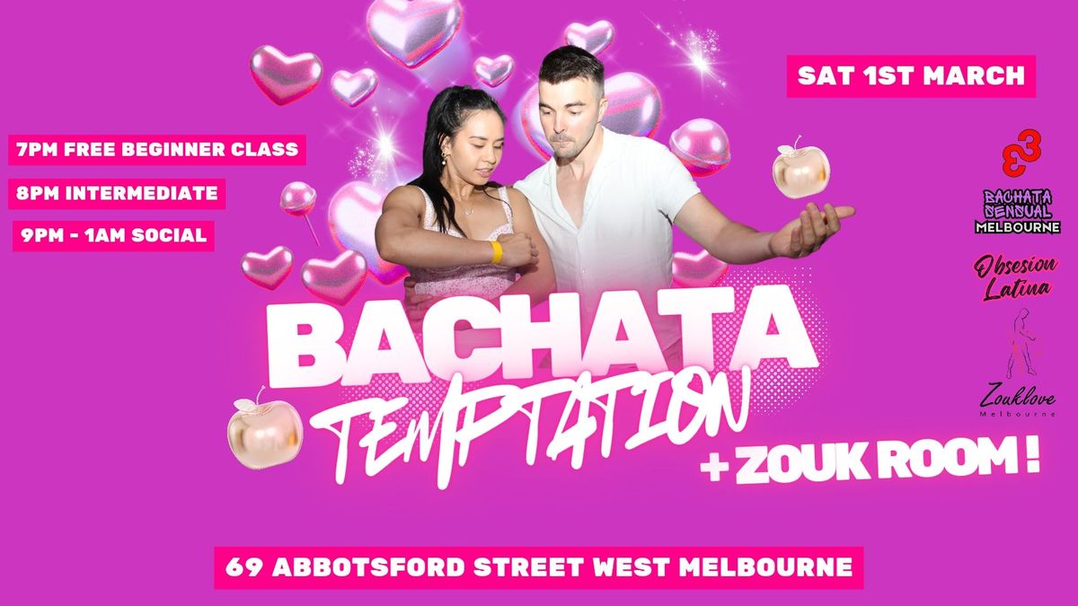 Bachata TEMPTATION - Sat 1st Mar