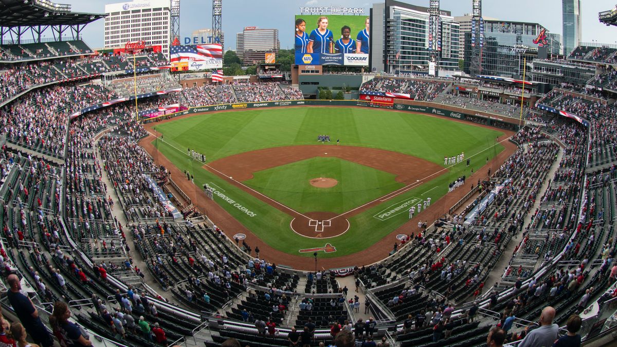 Parking Athletics at Atlanta Braves