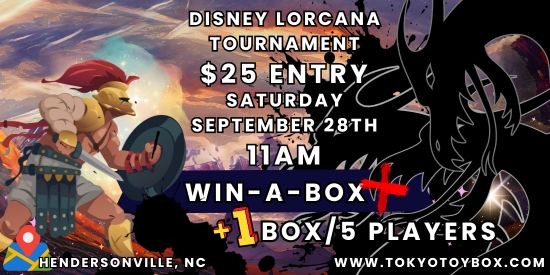 Disney Lorcana Win-A-Box+ Tournament in Hendersonville, NC