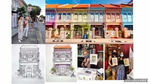 Urban Sketch & Watercolouring - Peranakan Heritage House