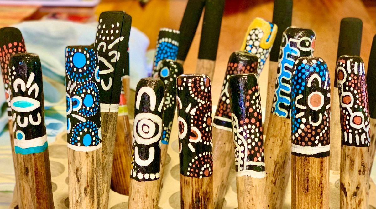 Makuru Message Stick Workshop (ages 7-12) with Noelene Regan - NAIDOC Week