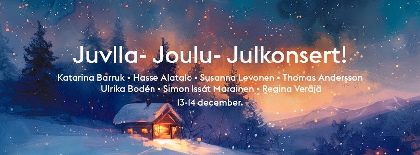 Juvlla- joulu- julkonsert!