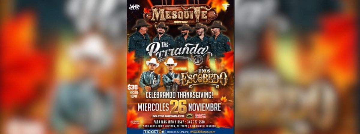 DE PARRANDA, HNOS ESCOBEDO