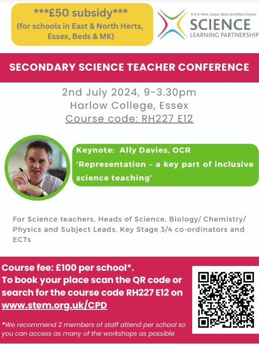 Secondary Science Teacher Conference 